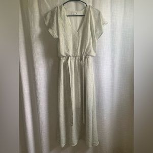 Polka-Dot Maxi Dress